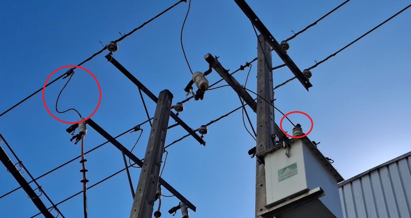 Estructura antes de la protección